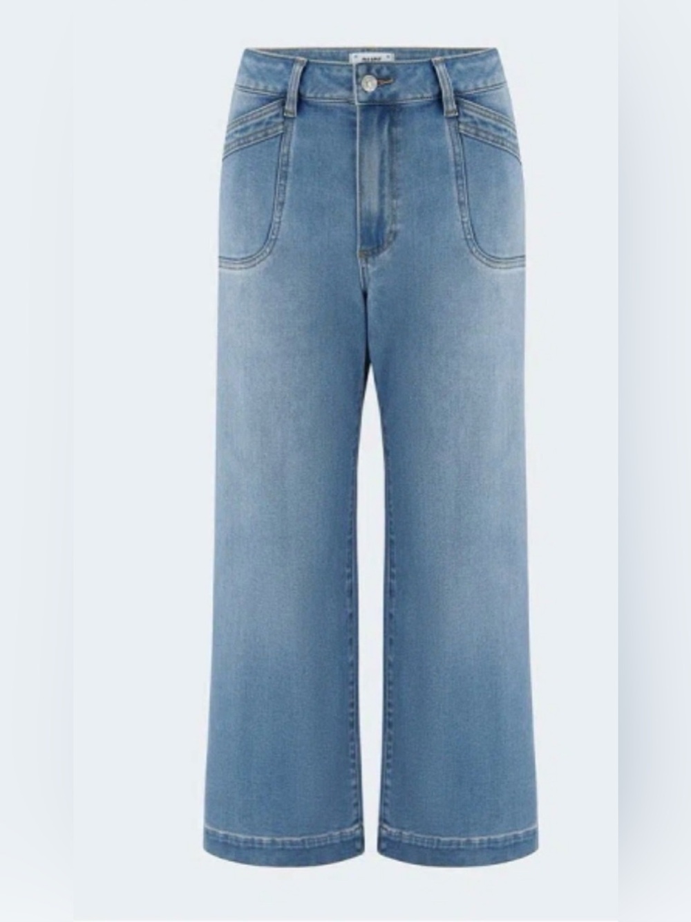 PAIGE Anessa Wide Leg Jean Cropped Length size 27 “Hidden Gem” NWT